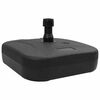vidaXL Parasol Base Black 17.72 x 17.72 x 11.61 in