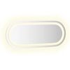 vidaXL LED Bathroom Mirror Cool White Glass Medium LED Bathroom Mirror
