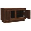 vidaXL TV Cabinet Brown oak Engineered wood Medium TV Cabinet