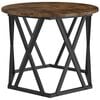 vidaXL Nesting Side Table 3 pcs Smoked Oak Engineered wood and steel