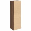 vidaXL Bookcase Brown oak Engineered wood Compact Bookcase Rectangular