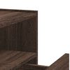 vidaXL Wall-mounted Bedside Cabinet Set of 2 Brown Oak Engineered Wood