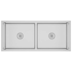 vidaXL Handmade Kitchen Sink Stainless Steel