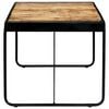 vidaXL Dining Table Brown Solid rough mango wood Large Industrial