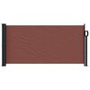 vidaXL Retractable Side Awning Brown
