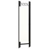 vidaXL 4-Panel Room Divider White 63"x70.9"