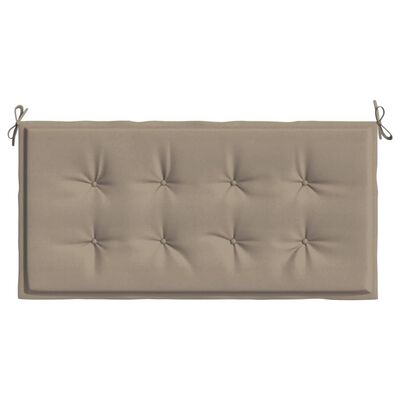 vidaXL Garden Bench Cushion Taupe 39.4"x19.7"x1.2" Oxford Fabric