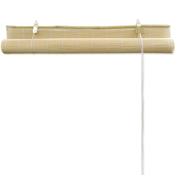 vidaXL Roller Blind Bamboo 31.5"x86.6" Natural