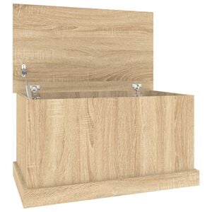 vidaXL Storage Box Sonoma Oak Engineered Wood Medium Storage
