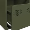 vidaXL Sideboard Olive Green Cold-rolled Steel Medium Sideboard
