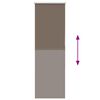 vidaXL Roller Blind Coffee 100% Polyester 15.7x68.9 in