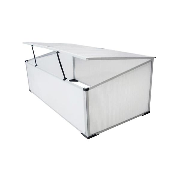 vidaXL Cold Frame Transparent Polycarbonate Medium Collapsible