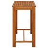 vidaXL Garden Bar Set Brown Solid acacia wood Standard Durable