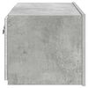 vidaXL TV Wall Cabinet Concrete grey Engineered wood TV Wall Cabinet