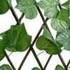 vidaXL Artificial Grape Leaf Trellis Expandable Green 5 pcs 70.9x7.9"