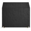 vidaXL Garden Bench Cover Black Polyethylene (PE) 51.2x27.6x27.6/34.6 in