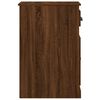 vidaXL Side Cabinet Brown Oak Engineered Wood Medium Side Cabinet