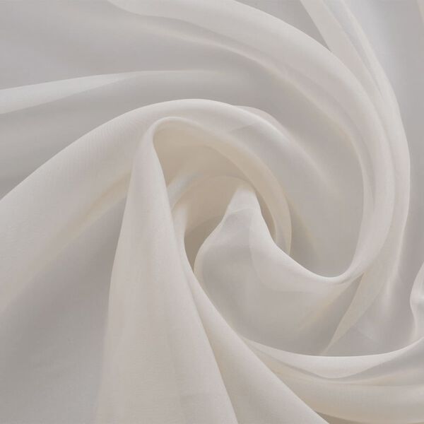 vidaXL Voile Fabric 4.8 x 65.6' Cream