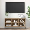 vidaXL TV Cabinet Set Brown 27.36 x 11.81 x 19.69 in Engineered Wood