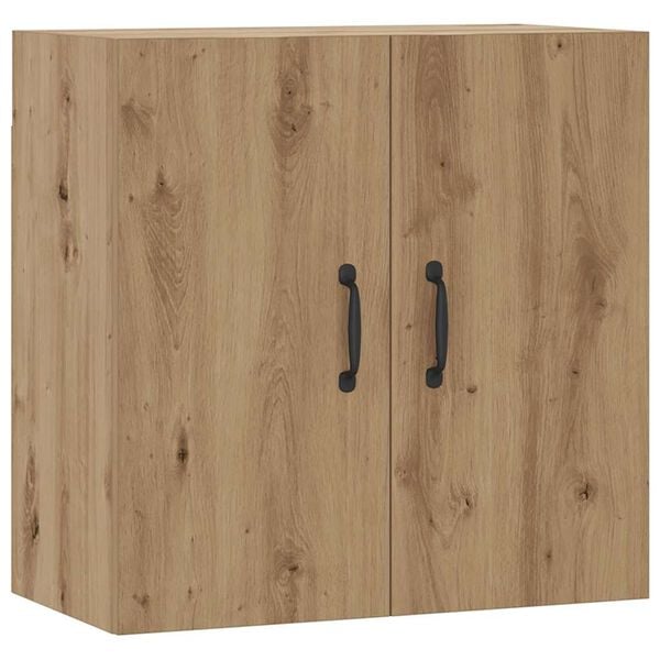 vidaXL Wall Cabinet Artisan oak Engineered wood 23.6 x 12.2 x 23.6 in