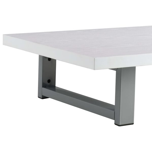 vidaXL Bathroom Wall Shelf White Engineered wood Large