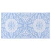 vidaXL Outdoor Carpet Baby blue Polypropylene 31.5 x 59.1 in Durable