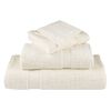 vidaXL Bath Towel Set of 2 Cream 100% Cotton 39.4 x 59.1 in Durable