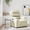 vidaXL Massage Recliner Chair Cream