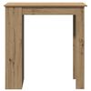 vidaXL Bar Table Artisan Oak Engineered Wood Medium Bar Table