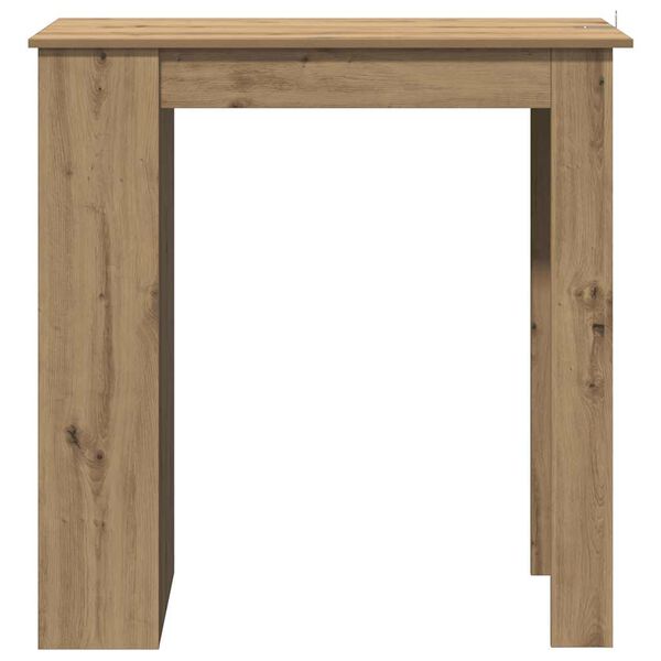 vidaXL Bar Table Artisan Oak Engineered Wood Medium Bar Table