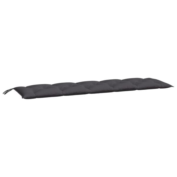 vidaXL Garden Bench Cushion Set of 2 Anthracite