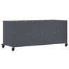 vidaXL TV Cabinet Anthracite Cold-rolled steel Medium Rollable