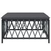 vidaXL Garden Footstool Anthracite