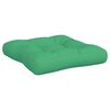 vidaXL Pallet Cushion Green 100% polyester Medium
