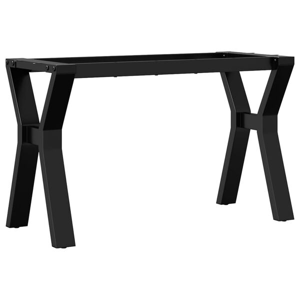 vidaXL Coffee Table Leg Black Powder-coated steel Standard Industrial
