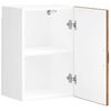 vidaXL Kitchen Wall Cabinet Old wood Engineered wood 15.7 x 12.2 x 23.6 in