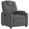 vidaXL Massage Recliner Chair Dark grey