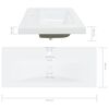 vidaXL Bathroom Furniture Set White Engineered Wood and Ceramic Standard