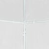 vidaXL Party Tent 9'10"x9'10" White