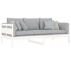 vidaXL Day Bed White Solid Pine Wood, Plywood