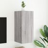 vidaXL TV Wall Cabinet Grey Sonoma Engineered wood 12.0 x 13.8 x 27.6 in