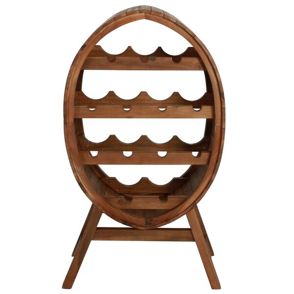 vidaXL Wine Rack 13 Bottles Solid Acacia Wood