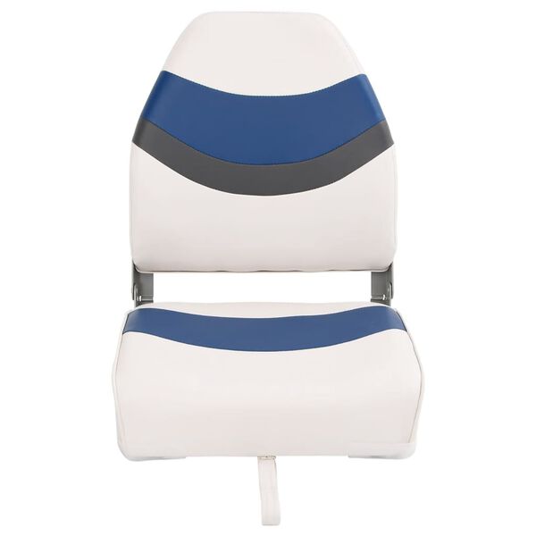 vidaXL Boat Seat with High Back Foldable 17.3x15.0x21.7"