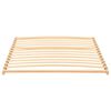 vidaXL Slatted Bed Base Natural Beechwood Beechwood, Plywood, Birch