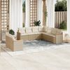 vidaXL Garden Sofa Set Beige