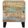 vidaXL Bedside Cabinet Brown, Black Solid reclaimed wood, iron