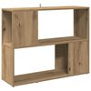 vidaXL Book Cabinet Artisan oak Engineered wood Medium Book Cabinet