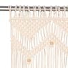 vidaXL Macrame Curtain 55.1x94.5" Cotton