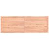 vidaXL Table Top Light brown Solid oak wood 70.9x23.6 in Foldable