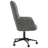 vidaXL Chill Chair Dark Grey Velvet (100% polyester), Steel Medium